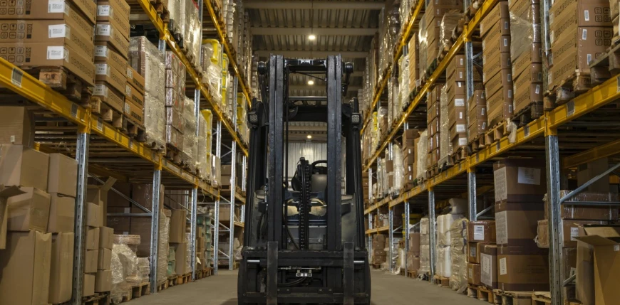 Our Services Warehousing & Logistics close up warehouse view